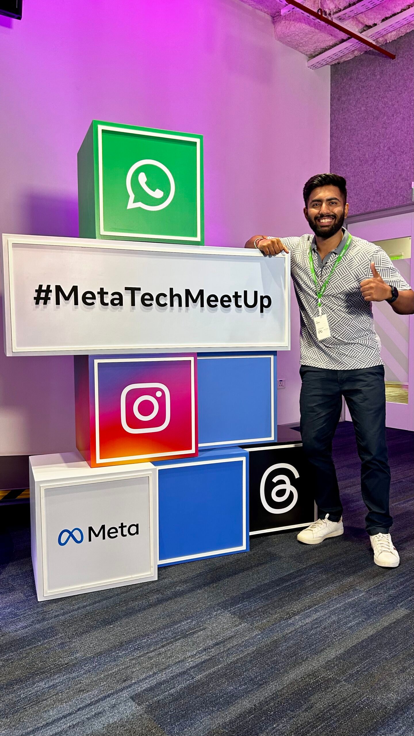 Invited at Meta India Tech Creators Meetup - Mihir Arora CyberStructor